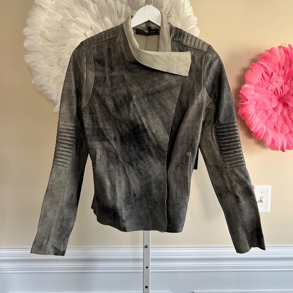 NWT Stella Jamie Mystic Leather Jacket Size S - Picture 4 of 5